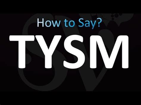 what does tysm mean|tysm for donating.